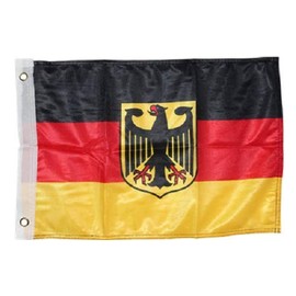Trade Winds 12x18 12''x18'' German Germany Eagle Rough Tex Knitted Flag Banner Grommet Premium Fade Resistant