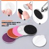 Tanstic 100pcs (#80#120#150#180#240 Grit) Replacement Sandpaper Discs with 25mm Metal
