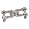 304 Stainless Steel Double Jaw Shackle Rustproof Universal Jaw Anchor