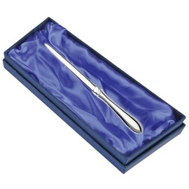 SILBERKANNE Bremen Letter Opener L 21.5 cm Premium Silver Plated Elegant Silver-Plated with Stylish Gift Packaging