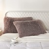 Uhamho Set of 2 Faux Fur Throw Pillow Covers Soft
