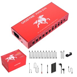 GHOST FIRE Guitar Pedal Power Supply Isolated with Independent short-circuit protection for 9V/12V/18V Effect Pedal(FH10-SV4)