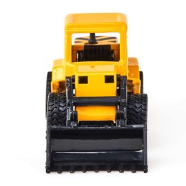 siku 0802, Front Loader, Metal/Plastic, Yellow/Black, Movable front loader