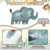 Ospvcwk Giant Safari Animal Balloons 7 Pack, Jungle Zoo Party