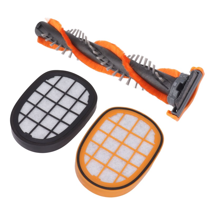 Vacuum Roller Brush Yellow Black Filter Replacement Vacuum Clerner Accessory