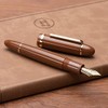 Jinhao X159 Pluma estilográfica 8 Punta fina, café con clip