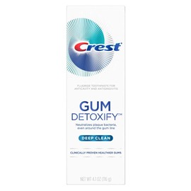 Crest Toothpaste 4.1 Ounce Gum Detoxify Deep Clean (Pack of 6)