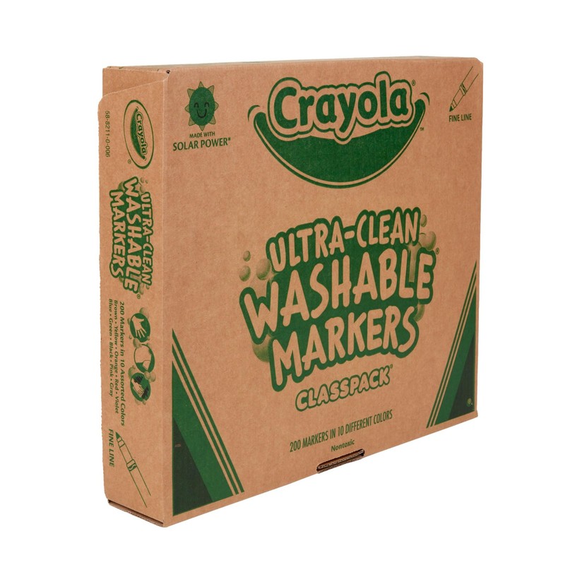 Crayola BIN588211 Washable Classpack Markers