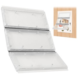 Calvana 3-Panel Airseal Pet Door Replacement Flap, Compatible with Ideal Pet Products 10.25"x15.75" Extra Large Dog Door, Easy Installation