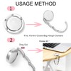 QEEROYO 2Pcs Handbag Hooks for Tables, Folding Purse Hook Hangers,