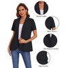 MINTLIMIT Women's Short Sleeve Blazer Notch Lapel One Button Front