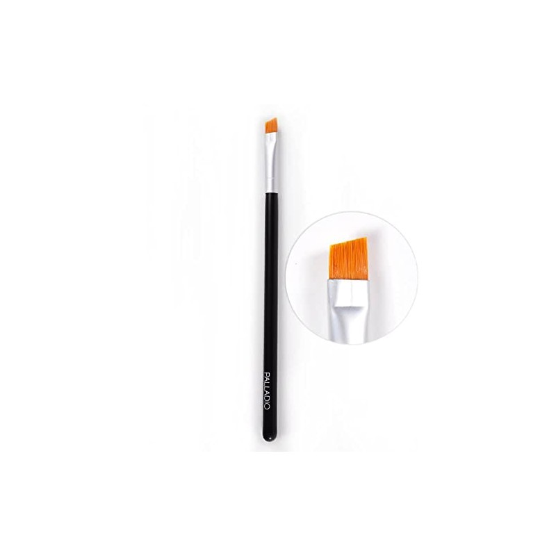 Palladio Brocha Angular Delineadora, Brocha de Maquillaje Cónica, Definición Precisa,