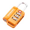 Munkees 3610 Suitcase Lock with Combination Lock Steel Shackle Luggage
