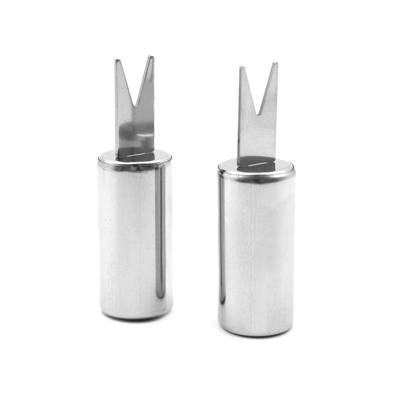 Sarini 10PCS Stainless Steel Barbecue Fork Portable Sweet Corn Food
