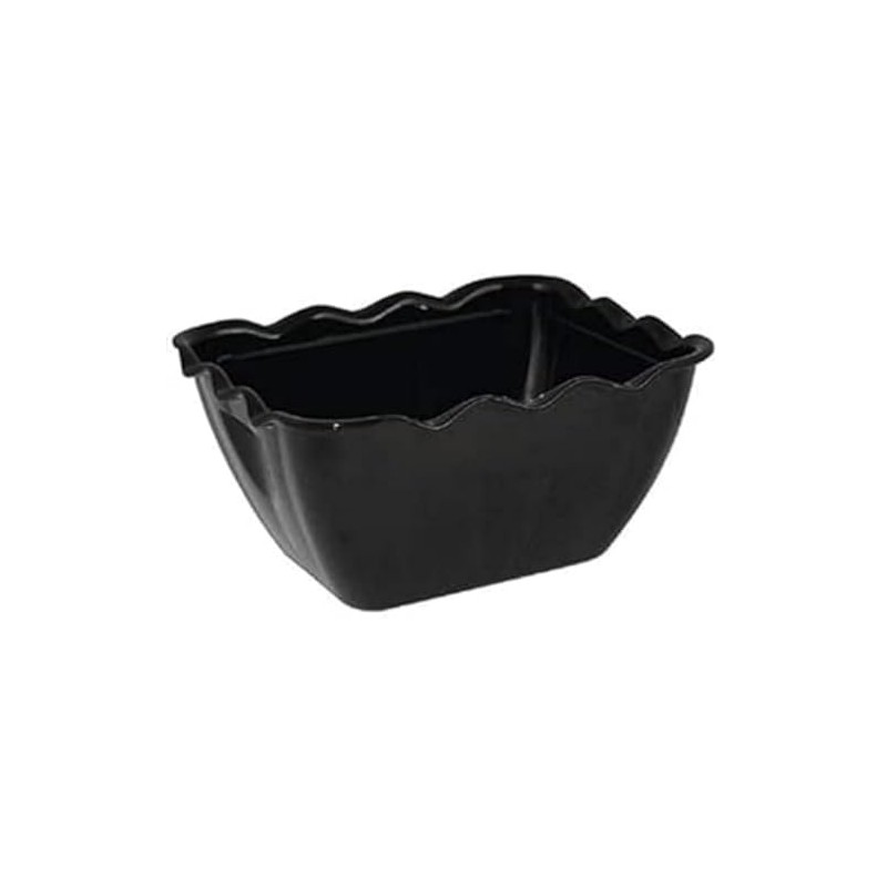 Kristallon CB757 Salad Crocks, 0.75 L, Black