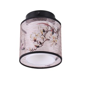 Maichis Decorative 12V RV LED Pendent Dining-Room Lamp with in-Built LED (not Replaceable), 12V RV Interior Light Fixture with On&Off Switch for RV Motorhome Camper Trailer, Fabric Shade