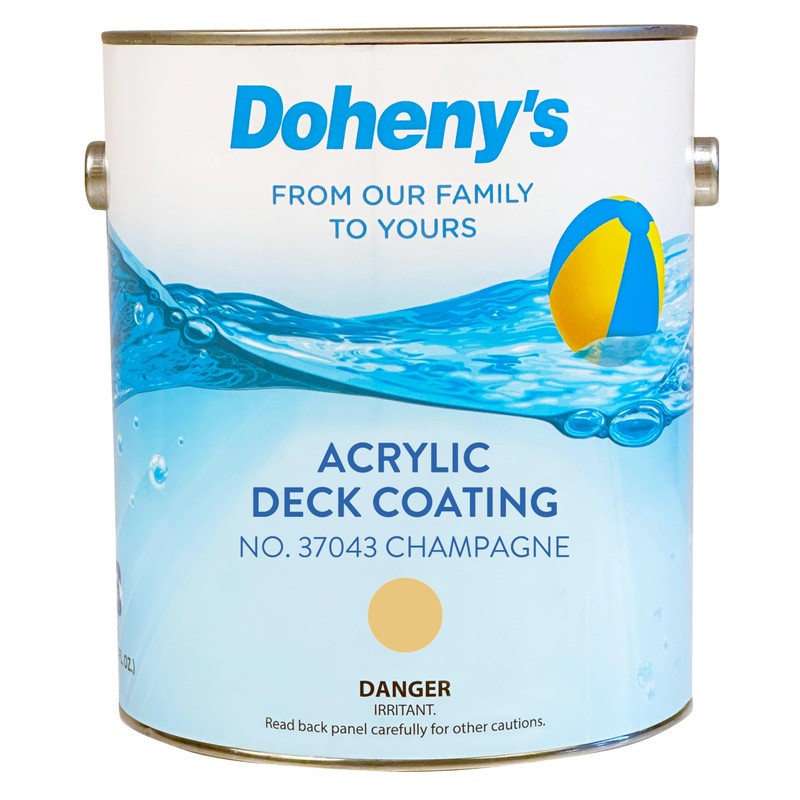 Doheny's Deck Coating | Champagne Pool & Patio Surface Paint