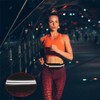 Cinturón de correr para hombre, riñonera resistente al agua para