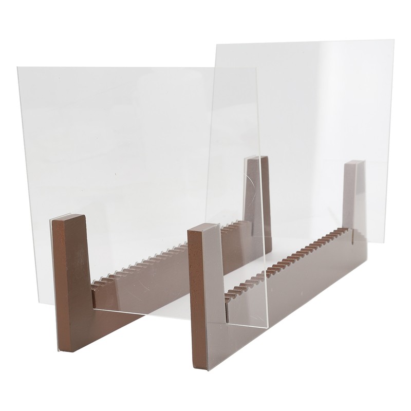 Vinyl Record Storage Holder Wooden Acrylic Multifunctional Retro Vinyl Record