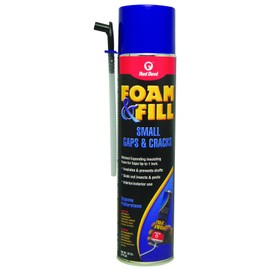 Red Devil 0920 Foam & Fill Small Gaps & Cracks Expanding Polyurethane Sealant, 20 oz, Off-White, Pack of 1