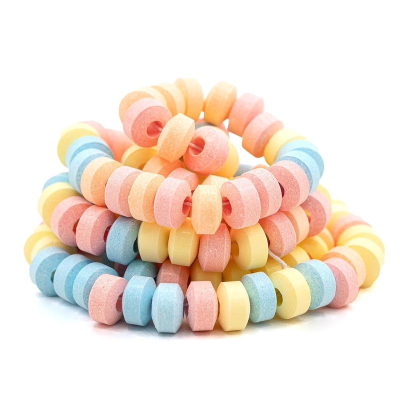 Funtasty Candy Bracelets - Fruit Flavors, Individually Wrapped, Stretchable- 21