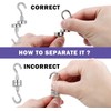 E BAVITE Strong Magnetic Hooks, 30Lbs Magnetic Hooks Neodymium Magnets