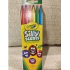 Crayola Silly Scents 6 Washable Markers And 12 Pencil Bundle