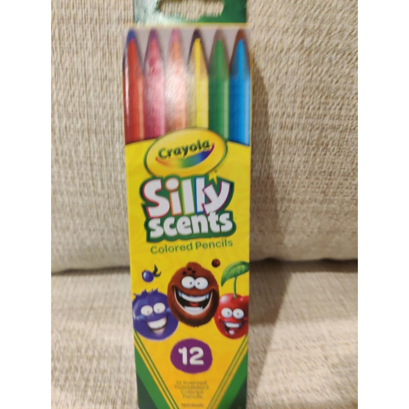 Crayola Silly Scents 6 Washable Markers And 12 Pencil Bundle