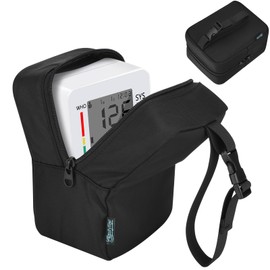 Beautyflier Carrying Case Replacement for iHealth Track Smart Upper Arm Blood Pressure Monitor, Bluetooth Blood Pressure Cuff Machine, Travel Storage Bag (Bag Only)