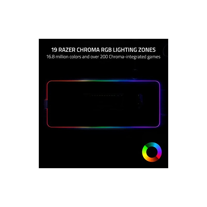 Razer Strider Chroma - Alfombrilla para Ratón Gamer Extendida