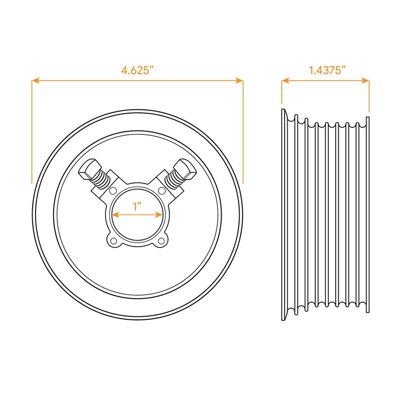 HardwareX Supply Garage Door Cable Drum, One Pair (Left and