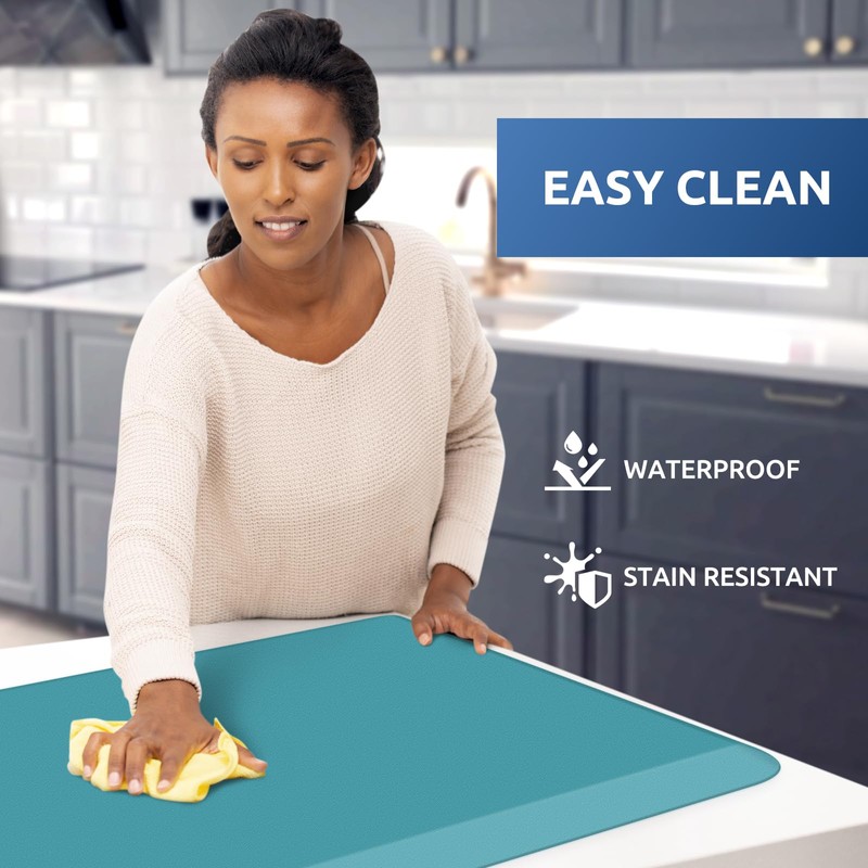 KitchenClouds KitchenClouds Kitchen Mat Cushioned Anti Fatigue Rug 24"x70" Waterproof,