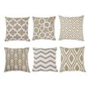 Modern Homes 100% Cotton Decorative Throw Pillow Covers Cushion Cases