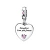 KunBead Daughter Pink Heart I Love You Forever 18 inch