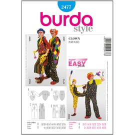 Burda Schnittmuster 2477 Gr. 36-54 und 44-60