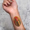 4 x 'Open Red Lipstick' Temporary Tattoos (TO00083596)
