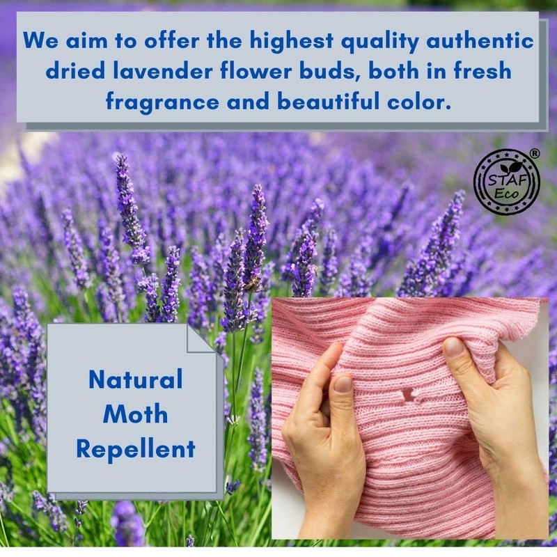 STAFECO® LAVENDER Top Grade Dried Flowers Bugs Sachet harvest time
