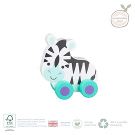 Orange Tree Toys OTT07924 Wooden Push Toy, Multicolour