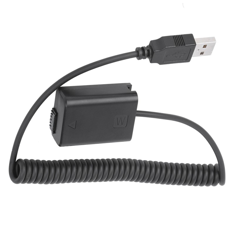 USB to FW50 Full Decoder Dummy Battery Fit for Sony