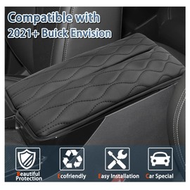 2025 Envision Armrest Cover,for 2025 Buick Envision Accessories Soft Comfy Thicken Center Console Lid Cover Compatible with 2021 2022 2023 2024 2025 Buick Envision Preferred/Essence/Avenir(Upgraded)