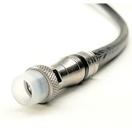 350ft Black 3X Shields Direct Burial Underground RG-11 COAXIAL Cable 14AWG 75 Ohm Gel Braided Anti Moisture & Condensation Weather Seal All Brass CONNECTORS Assembled in USA