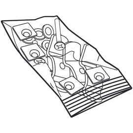 Shad D1B40BOR Screw Cooking Chest SH40 Material, Black