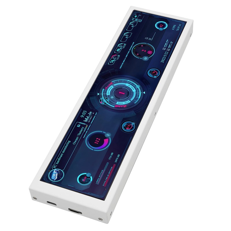 8.8in PC Temp Monitor USB C PC Sensor Panel Display
