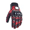 CHCYCLE - Guantes de moto con visualización táctil, Rojo, XL-Red