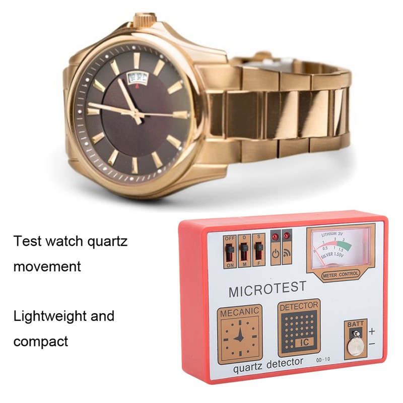 Watch Battery Tester Quartz Movement Tester Demagnetization Watch Repairing Tool