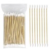 Pack of 100 Bamboo Cotton Buds, 15 cm Cotton Swabs,
