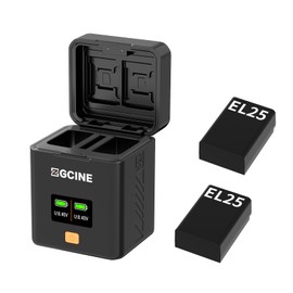 ZGCINE PS-EL25 Charging Case USBC PD Fast Dual Charger for Nikon EN-EL25 Camera Battery