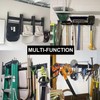 Wallmaster Garage Storage Organization Wall Mount, Garden Tool Rack Organizer