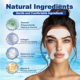 Forehead Wrinkle Patches and Smile Line Patches with Hyaluronic Acid, Aloe, Collagen & Vitamin E，Overnight Facial Wrinkle Patches to Lift Smile Lines for Women for Smoothing and Firming(36pcs)