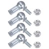 uxcell 4pcs CS13 M8 Angle Ball Joint, M8x1.25 Right Hand